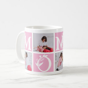 Floral Editable Colour Mum Letter Mother's Day  Coffee Mug