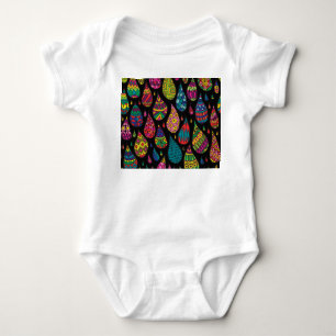 Floral elegance, abstract background. baby bodysuit