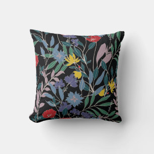 Floral Elegance: Abstract Vintage Background Cushion