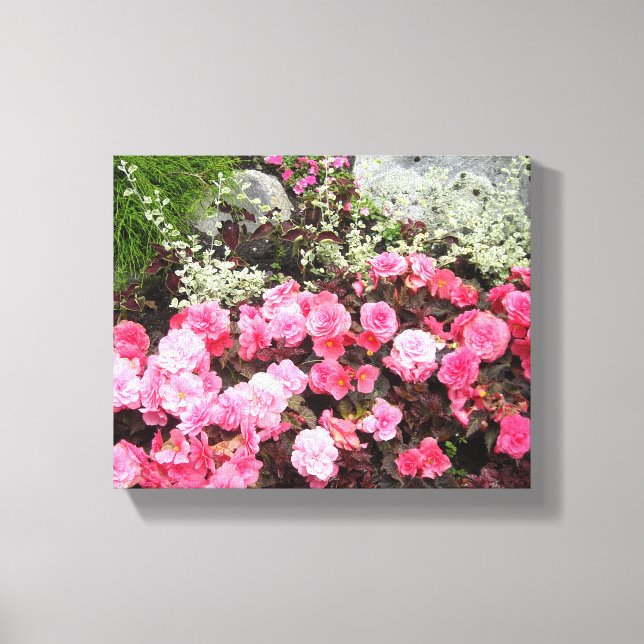 Floral Elegance Canvas Print (Front)