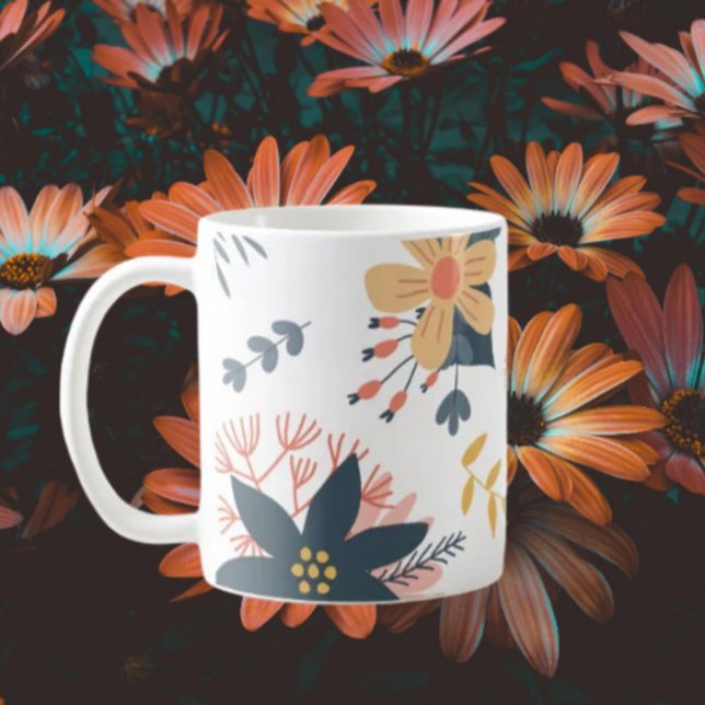 Floral Elegance Coffee Mug (Creator Uploaded)