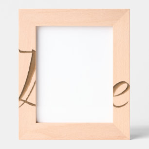 Floral Elegance: Love Illustrated with Rose Etched Frames