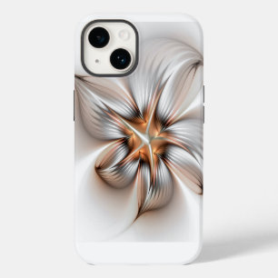 Floral Elegance Modern Abstract Fractal Art iPhone 14 Case