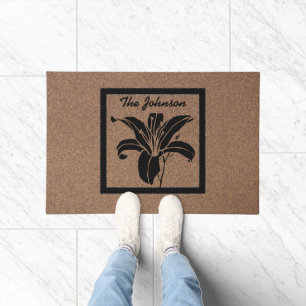 Floral Elegance: Personalised Doormat