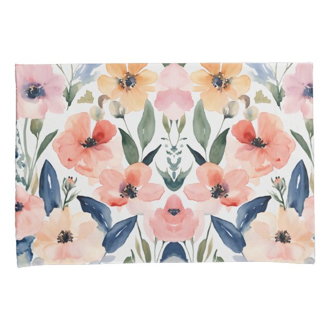 Floral Elegance Pillowcase (Front-Right)