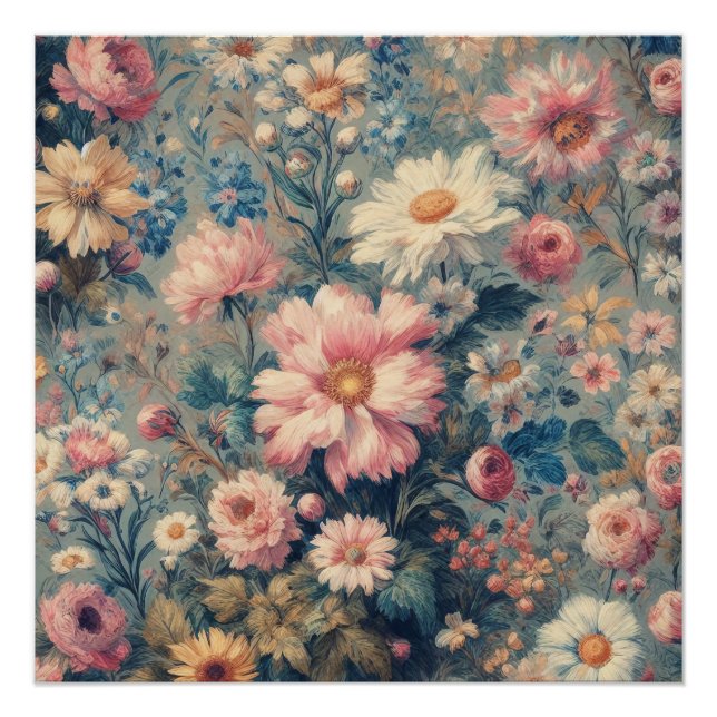 Floral Elegance Poster (Front)