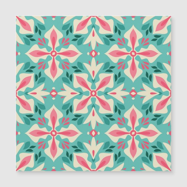 Floral elegance: seamless vintage motif. (Front)