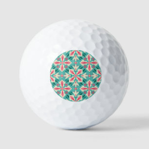 Floral elegance: seamless vintage motif. golf balls