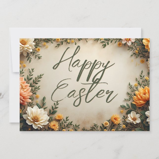 Floral Elegance - Springtime Easter Greetings (Front)