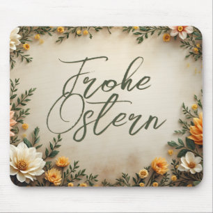 Floral Elegance - Springtime Easter Greetings Mouse Mat