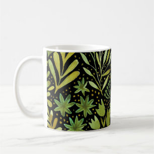 Floral Elegance: Vintage Watercolor Pattern Coffee Mug