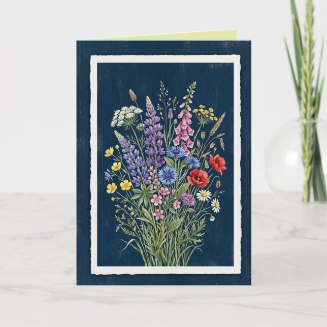 Floral Elegant Art Card (Front)