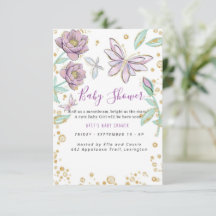 Floral Elegant Babyshower 