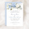 Floral Elegant Blue Hydrangea Greenery Wedding