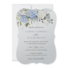 Floral Elegant Blue Hydrangea Greenery Wedding