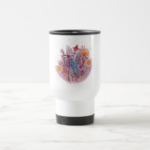floral elegant Mother day Travel Mug
