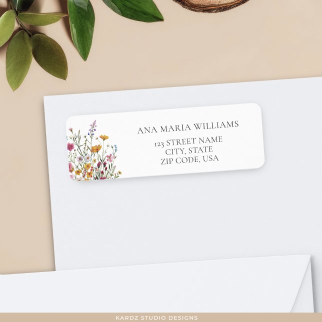 Floral Elegant Return Address Labels (Creator Uploaded)