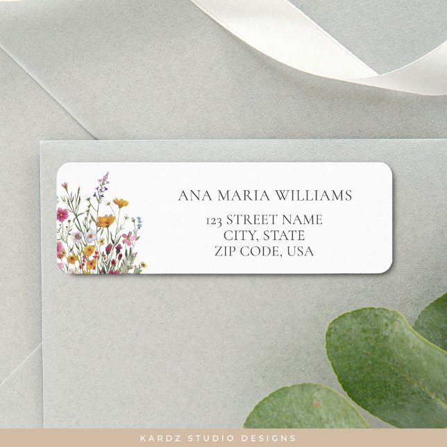 Floral Elegant Return Address Labels (Creator Uploaded)