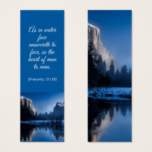 Floral Elegant Spiritual Bible Verse Bookmark