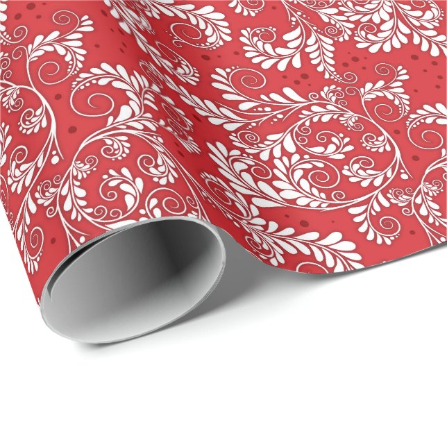 Floral Elegant Wrapping Paper (Roll Corner)