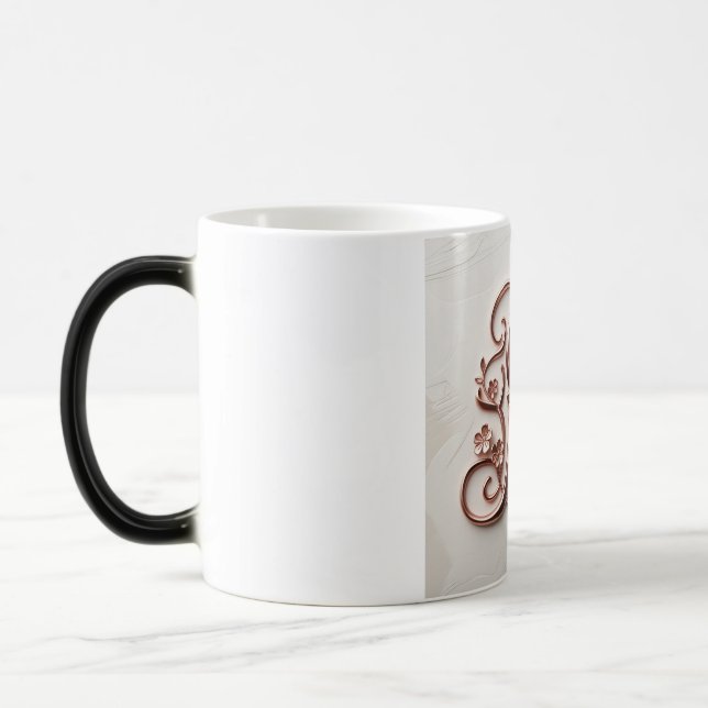 floral element. magic mug (Left)