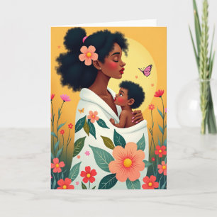 Floral Embrace Mothers Day Card