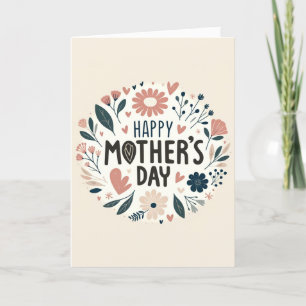 Floral Embrace Mother's Day Holiday Card