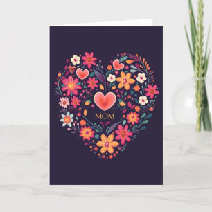 Floral Embrace Mother's Day Holiday Card