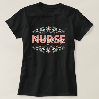 Floral Emergency Nurse T-Shirt