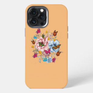 Floral Entomology Insect Animal Flower Blossom iPhone 13 Pro Max Case