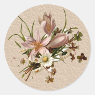 Floral Envelope Seal Stickers