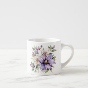 Floral espresso cup