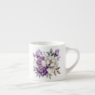 Floral espresso cup