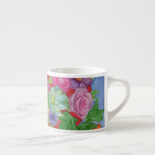 Floral Espresso Cup Small Child's Tea Party