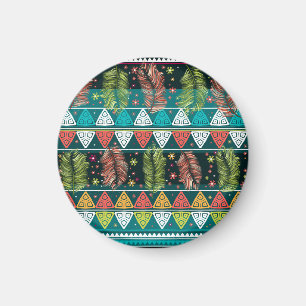 Floral Ethnic Doodle: Gentle Vintage. Magnet