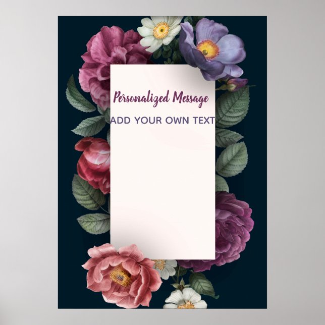 Floral Event Poster (Front)