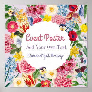 Floral Event Poster