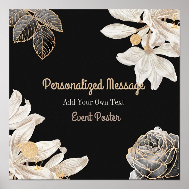 Floral Event Poster (Front)