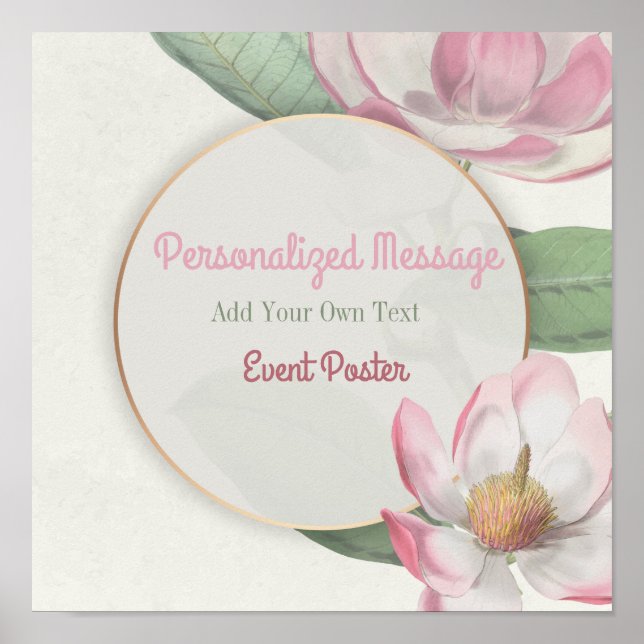 Floral Event Poster (Front)