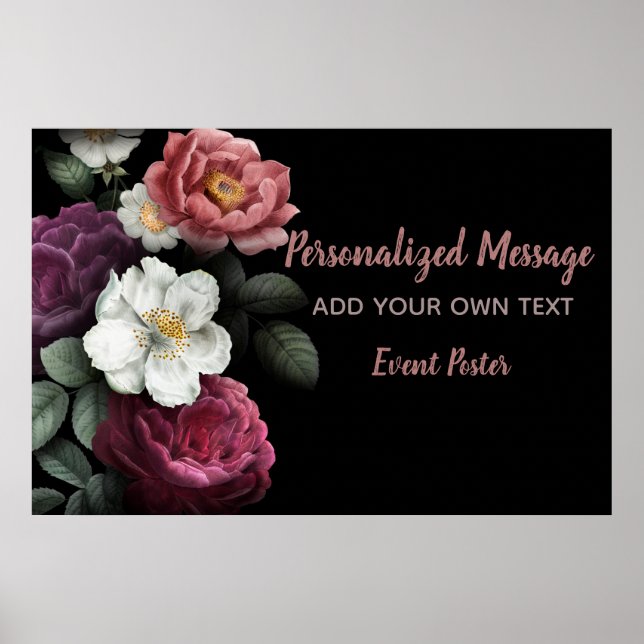 Floral Event Poster (Front)