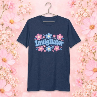 Floral Exam Invigilator Women's T-Shirt