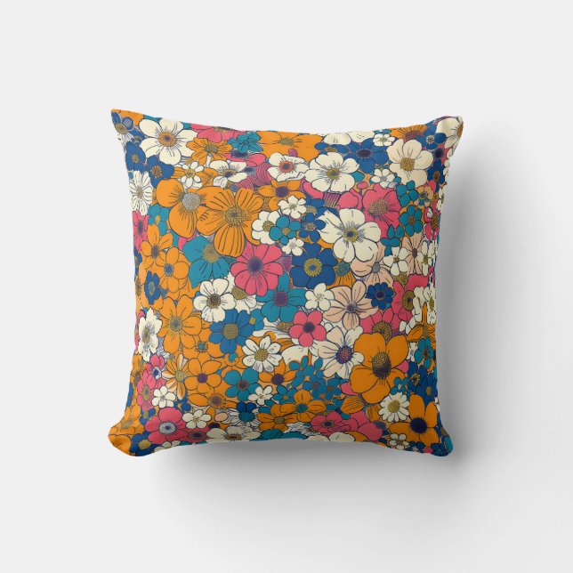 Floral Explosion Cushion (Front)