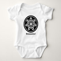 Floral Explosion Infant Tee, Black