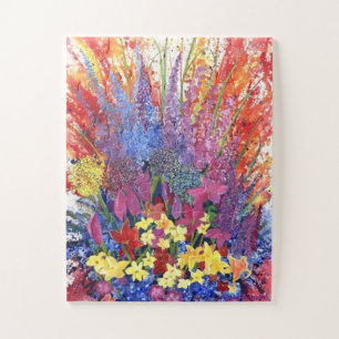 Floral Explosion Jigsaw Puzzle