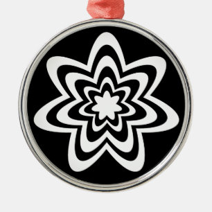 Floral Explosion Premium Round Ornament