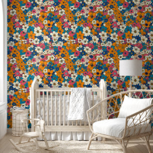 Floral Explosion Wallpaper