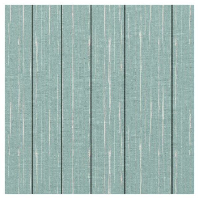 Floral fabric turquoise wood grain (Close Up)