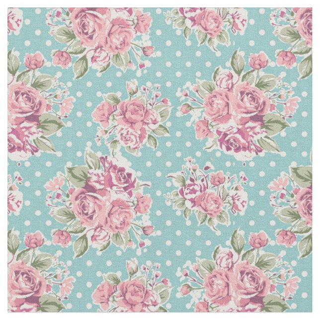 floral fabril fabric (Close Up)