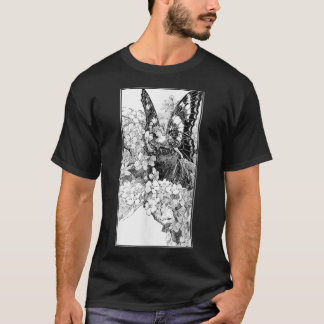 Floral Fairy Grunge Fairycore Aesthetic Gothic Cot T-Shirt