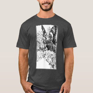 Floral Fairy Grunge Fairycore Aesthetic Gothic Cot T-Shirt